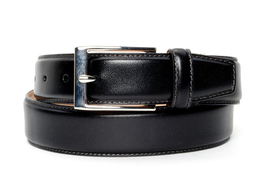 Black Classic Dress Belt - Warfield & Grand Popular