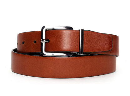 Black and Cognac Reversible Belt - Warfield & Grand Hot Sale