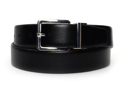 Black and Cognac Reversible Belt - Warfield & Grand Hot Sale