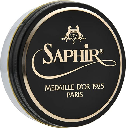 Saphir Pate de Luxe Wax Shoe Polish Medium Brown - Warfield & Grand Best Seller